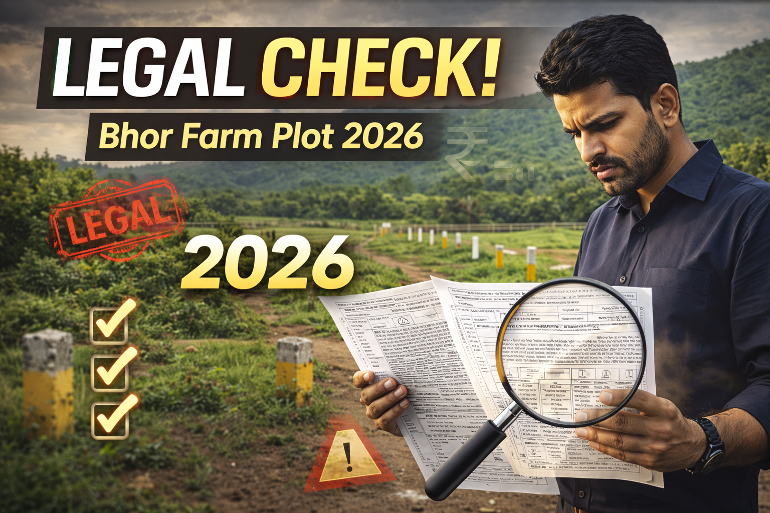 Bhor Farmhouse Plot Ke Legal Documents Kaise Check Kare? (2026 Guide) chatgpt image feb 22, 2026, 06 37 57 pm
